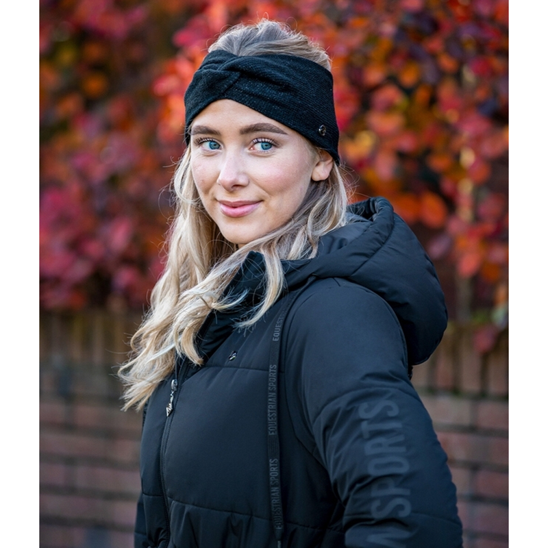 QHP Meana Headband - Black-1